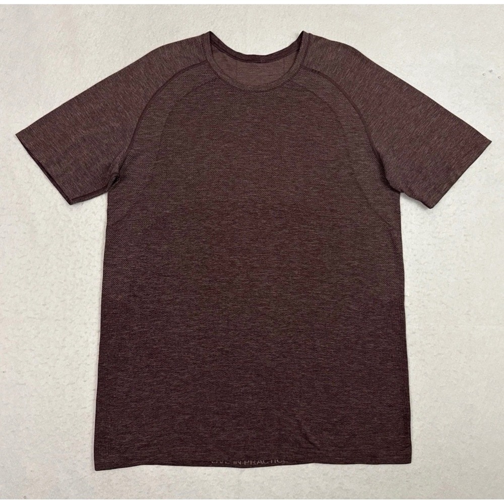 Lululemon Metal Vent Tech 2.0 Shirt Mens XL Red Dust Arctic Plum Training